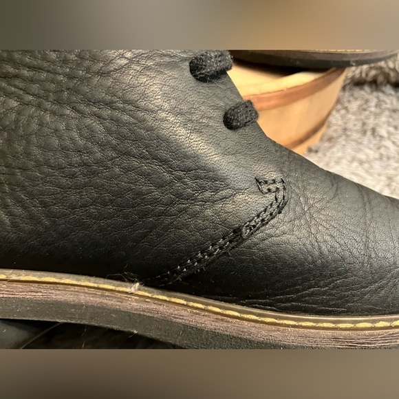 EUC Ecco Turn Leather Gore-Tex Tie Chukka Boots Black- US 13 / EU 47 main image 4